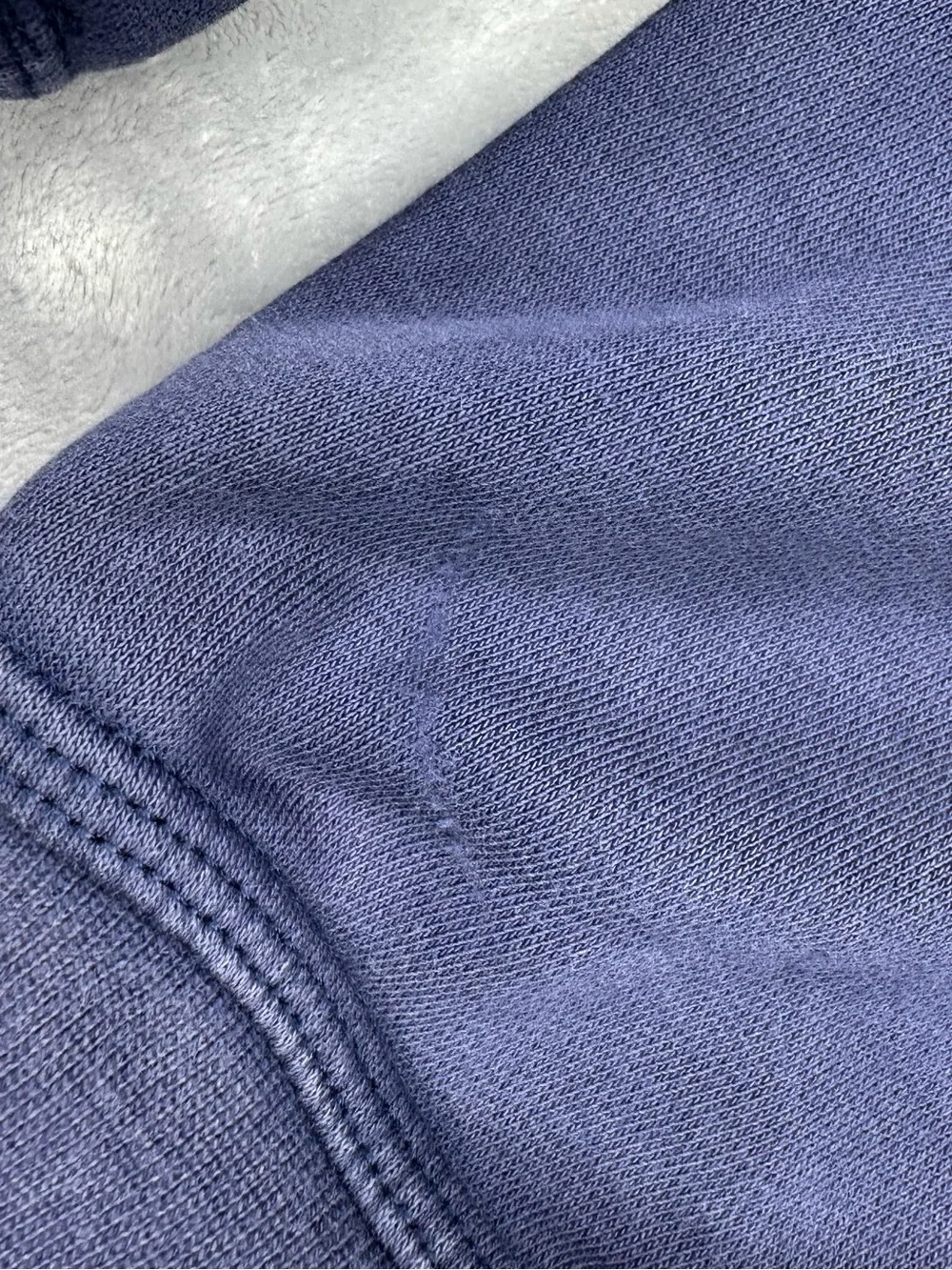 Nike Hoodie Y2K Swoosh Pull Over Sweatshirt Navy White Pockets Men’s M